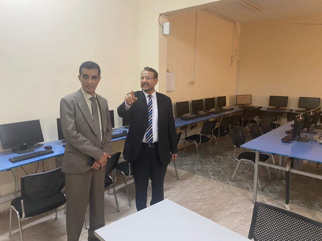 زيارة عميد كلية الحقوق بجامعة عدن إلى جامعة العادل