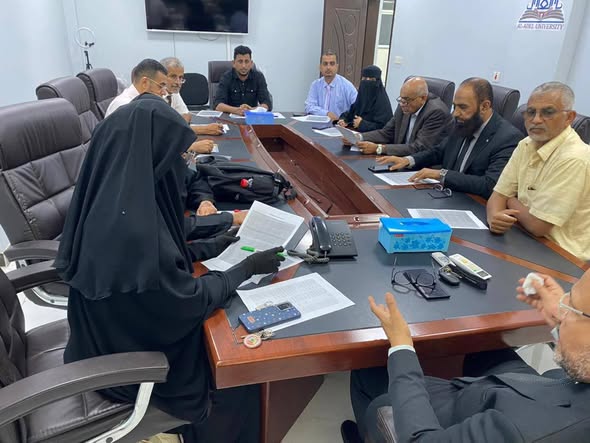 رئيس جامعة العادل يترأس اجتماع إدارة الجامعة لإقرار الترتيبات النهائية لأسبوع الجودة الأول